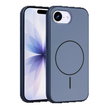 Apple iPhone 16E Neva Magsafe Kapak - Lacivert