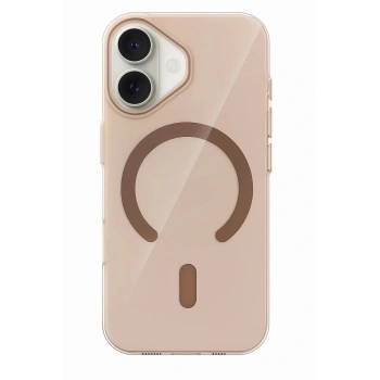 Apple iPhone 17 PC Blank Magsafe Kapak - Çöl Titanyum