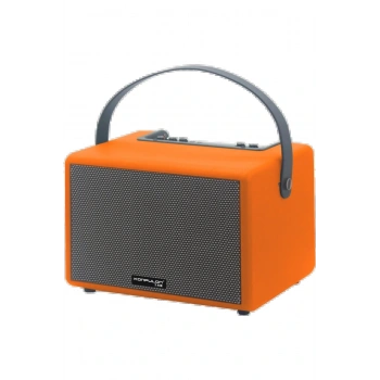F31 50W Sürücülü 2 Adet Mikrofonlu BT 5.2 Kablosuz Hoparlör - Turuncu