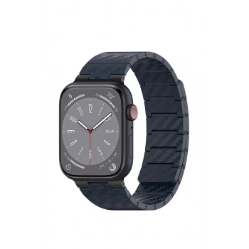 Watch 45mm Carbon Steel Kordon - Lacivert