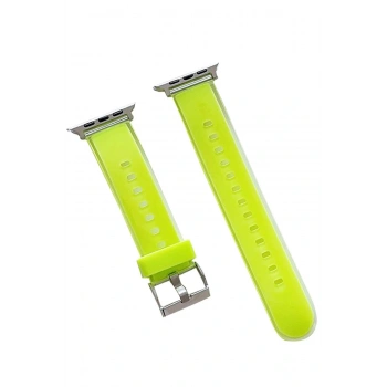 Watch 45mm Jelly Silikon Kordon - Yeşil