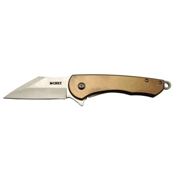 Crkt Jettison 6820 BRW Kahverengi Kamp / Outdoor Çakı 18,5cm - Yarı Otomatik, Kemerlikli, Kutulu