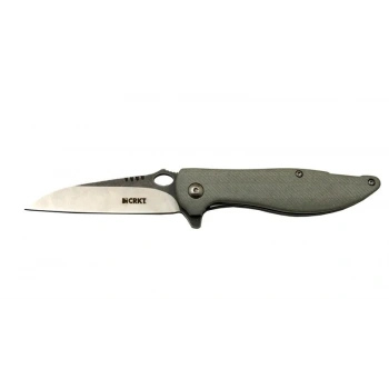 Crkt Lotus 1265 Gri Kamp / Outdoor Çakı 18cm - Yarı Otomatik, Kemerlikli, Kutulu