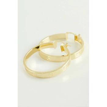 Crt Halka Küpe 4,5 cm