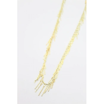 Çubuk Sallantılı  Kolye - Altın