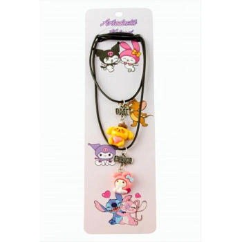 Çzgflm Karakteri Arkadaşlık Kolyeleri (Çift Kolye)