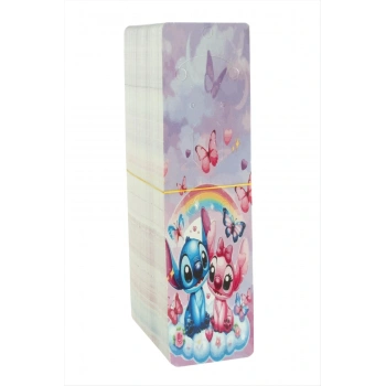 Çzgflm Karakteri Dik Set Kolye Kartı