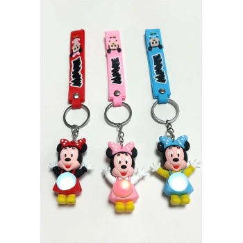 Çzgflm Karakteri Işıklı Silikon Anahtarlık