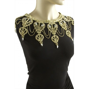 Damla Taşlı Omuz Kolyesi