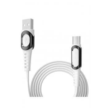 DC01 Süper Hızlı Micro USB Kablo 1M 2.4A - Beyaz