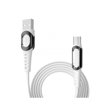 DC01 Süper Hızlı Micro USB Kablo 1M 2.4A - Beyaz