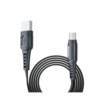 DC01 Süper Hızlı Micro USB Kablo 1M 2.4A - Siyah