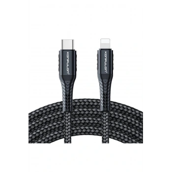 DC35 Type-C to Lightning Kablo 1MT - Siyah
