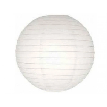 Dekoratif Çin Feneri – Kağıt Lamba - Beyaz - DEV BOY