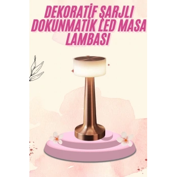 Dekoratif Masa Lambası Dokunmatik Renk Değiştirebilen Gece Lambası