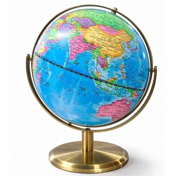 Dekoratif Masa Üstü Dünya Küre Alk5259