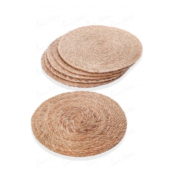 Dekoratif Modern 35 Cm Hasır Amerikan Servis 1 Adet -BLSSGS35