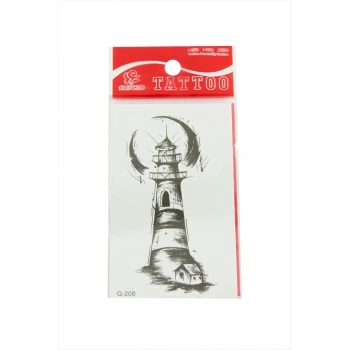 Deniz Feneri Tattoo Dövme Sticker