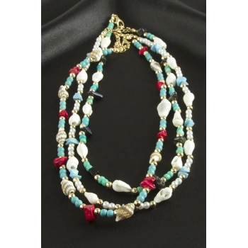 Deniz Kabuğu Boncuk Kolye