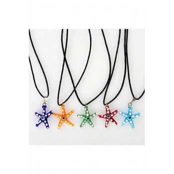 Deniz Yıldızı Cam Kolye