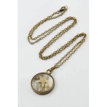 Deniz Yıldızı Canlı Kolye