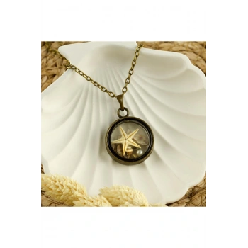 Deniz Yıldızı Canlı Kolye