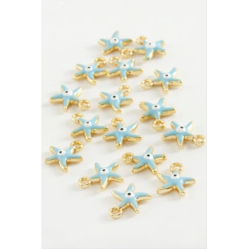 Deniz Yıldızı Tek Kulplu Mineli Bileklik ve Kolye Ucu Aparatı 1 Adet