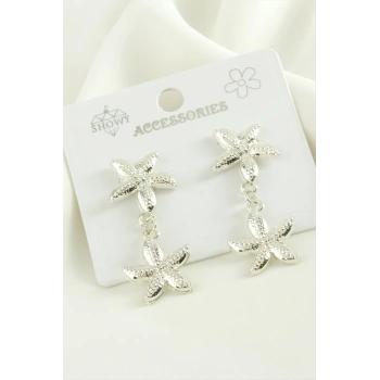 Deniz Yıldızı Trend Metal Küpe