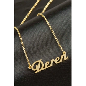 Deren isimli kolye (Kişiye Özel)