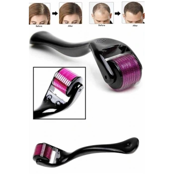 Derma Roller Titanyum Uçlu 540 İğneli 1 Mm Saç Sakal Çıkarma Ve Cilt Bakım Masaj Aleti