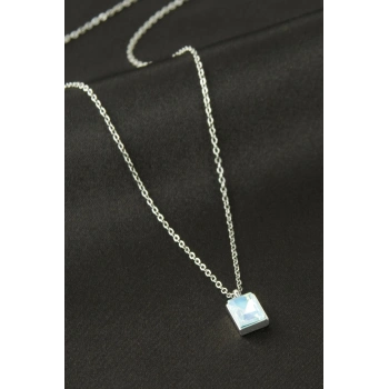 Dikdörtgen Cam Kolye