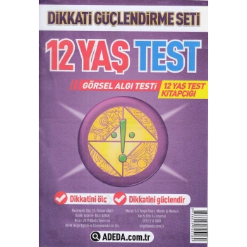 Dikkati Güçlendirme Seti 12 Yaş Test
