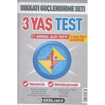 Dikkati Güçlendirme Seti 3 Yaş Test