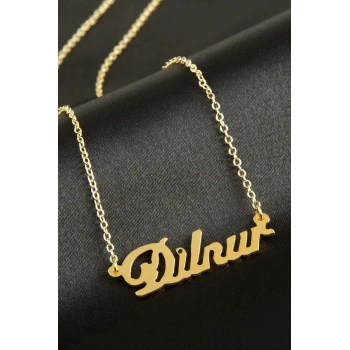 Dilnur İsimli Kolye (Kişiye Özel)