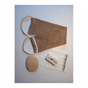 Doğal Keten Kese Seti 4Lü