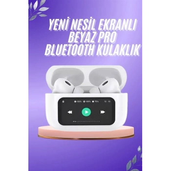 Dokunmatik Ekranlı Anc/enc Yeni Nesil Pro Bluetooth Kulaklık Dokunmatik Ekran