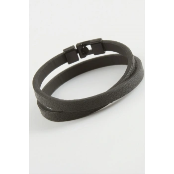 Dolama Kaliteli Suni Deri Bileklik