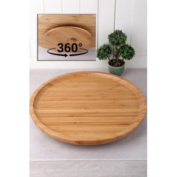 Dönerli Bambu Sunum Tabağı 30 Cm -DS3030