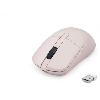 Dual Mode Şarjlı Kablosuz Mouse Bluetooth 2.4 Ghz 6200 Dpı Pembe HDX3414P
