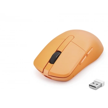 Dual Mode Şarjlı Kablosuz Mouse Bluetooth 2.4 Ghz 6200 Dpı Turuncu HDX3414G