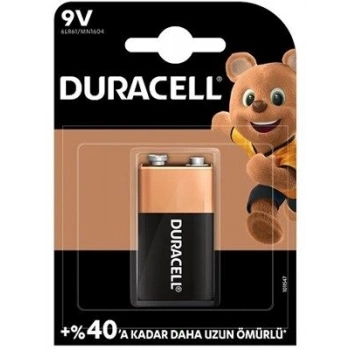 Duracell 9V Alkalin Pil