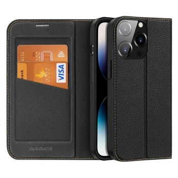 Dux Ducis İphone 14 Pro 6.1 Kılıf Skin X2 Series Pu Deri Manyetik Kapaklı Kılıf Magnetic Folio Case