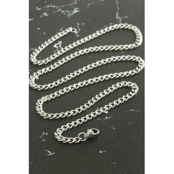 Düz Zincir Çelik Kolye 55 cm