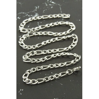 Düz Zincir Çelik Kolye 55 cm