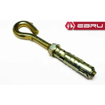 Ebru Gömlekli Kancalı Kapalı Çelik Dübel M6 - 10 Adet