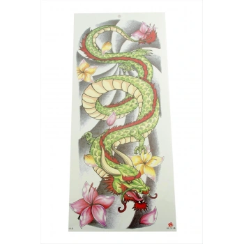 Ejderha Tattoo Kol Dövme Sticker