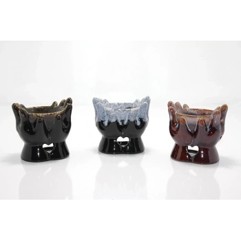 El Tasarımı Seramik Buhurdanlık Alk1135