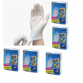 Eldiven Latex Eldiven Muayene Eldiveni S/M 30 Adet