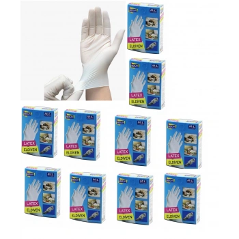 Eldiven Latex Eldiven Muayene Eldiveni S/M 60 Adet