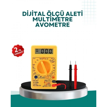 Elektrik Ölçüm Cihazı Dijital Multimetre 10 Amper Destekli